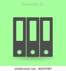 Folders vector icon
