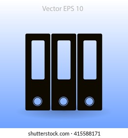 Folders vector icon