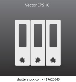 Folders vector icon