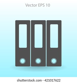 Folders vector icon