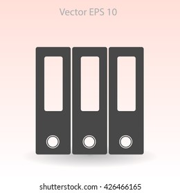 Folders vector icon