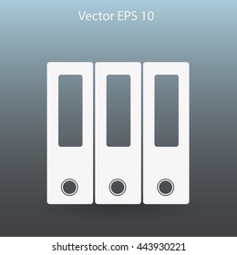 Folders vector icon