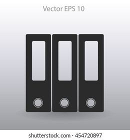 Folders vector icon