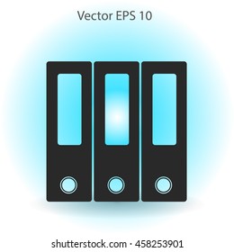 Folders vector icon