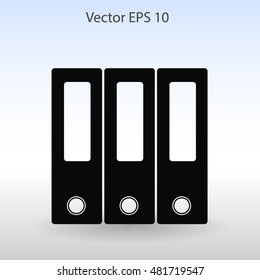 Folders vector icon