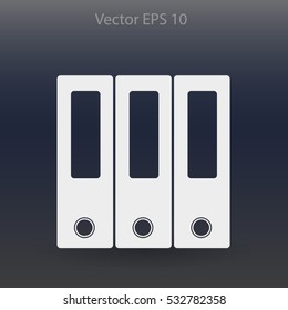 Folders vector icon