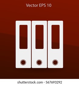 Folders vector icon