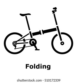 folding bike icon