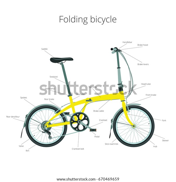 folding bike parts