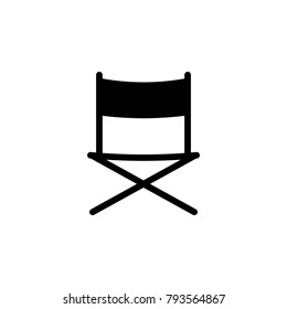 folding chair icon. Elements of furniture icon. Premium quality graphic design. Signs, outline symbols collection icon for websites, web design, mobile app, info graphic on white background