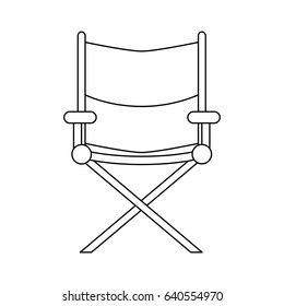 folding chair icon image 