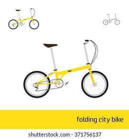 folding city bike are three types of icons