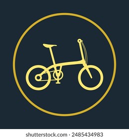 Folding cycle artwork trendy beautiful vector illustration lovely abstract icon design