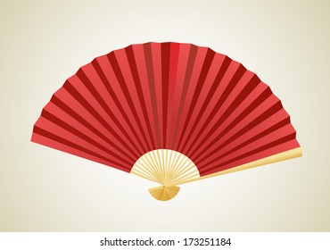 Folding fan.