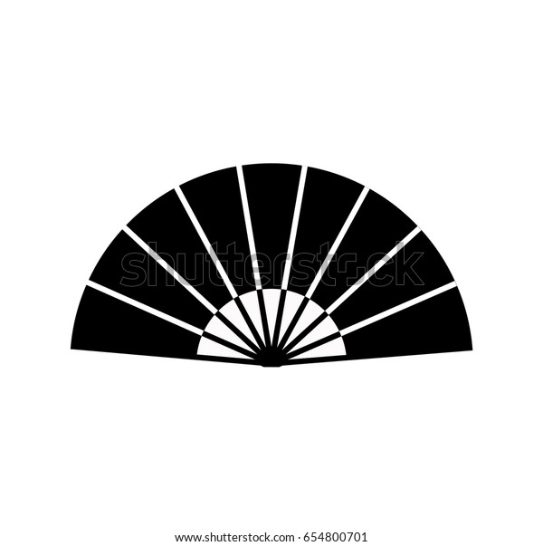 folding fan icon\
vector