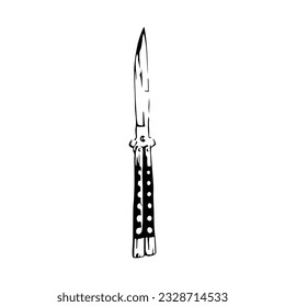Faltmesser-Konzept Silhouette Vektorgrafik