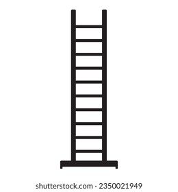 Folding ladder icon vector illustration symbol design