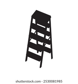 Folding ladder icon vector illustration symbol design
