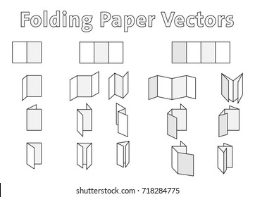 Folding Paper Vectors