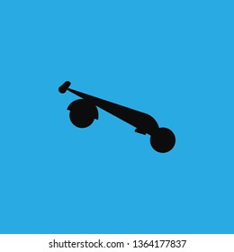 folding scooter icon vector