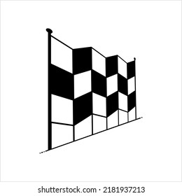 Folding Screen Divider Icon, Space Divider Into Separate Distinct Areas Vector Art Illustration