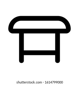 folding table icon isolated sign symbol vector illustration - high quality black style vector icons

