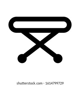 folding table icon isolated sign symbol vector illustration - high quality black style vector icons
