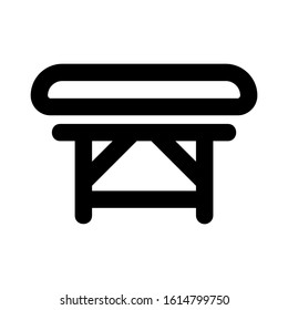 folding table icon isolated sign symbol vector illustration - high quality black style vector icons
