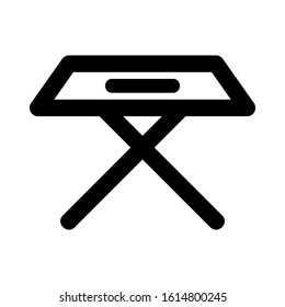 folding table icon isolated sign symbol vector illustration - high quality black style vector icons
