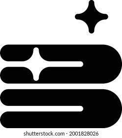 icono plano plegable de glifo vectorial