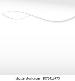 folding white papercut background