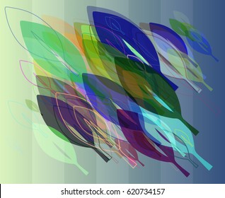 foliage art idea