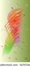 foliage art template