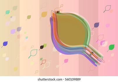 foliage art vector