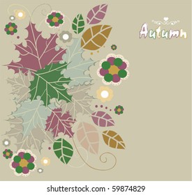 foliage autumn pattern