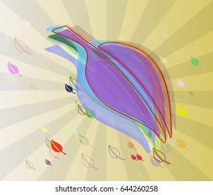 foliage background pattern