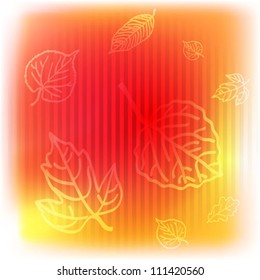 Foliage background. Vector illustration