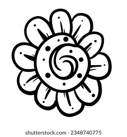 Foliage botanical simple floral plant line for beauty logo illustration art