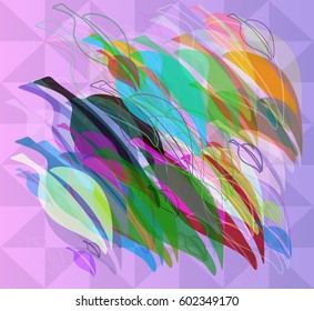 foliage design template