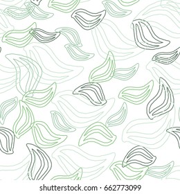 Foliage is hand-seamless patterns green