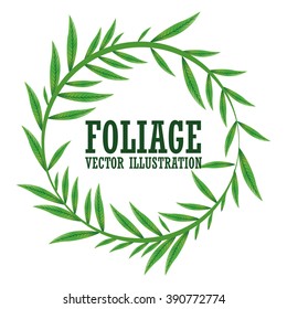 Foliage icon design
