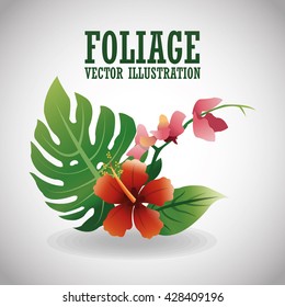 Foliage icon design