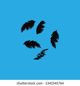 foliage icon vector