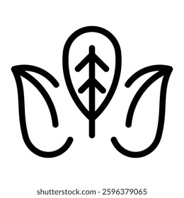 Foliage icon vector for your needs