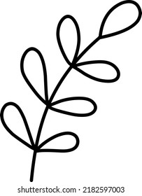 Foliage Illustration. Hand-drawn illustration. Leaves