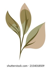 Blattnatursymbol einzeln