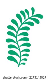 foliage nature icon isolated flat