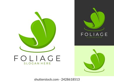 Foliage Nature Leaf Forest Logo Design