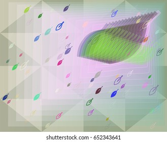 foliage pattern art