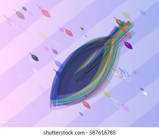 foliage pattern template